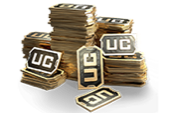 بطاقة 1,800 شدة UC ببجي موبايل